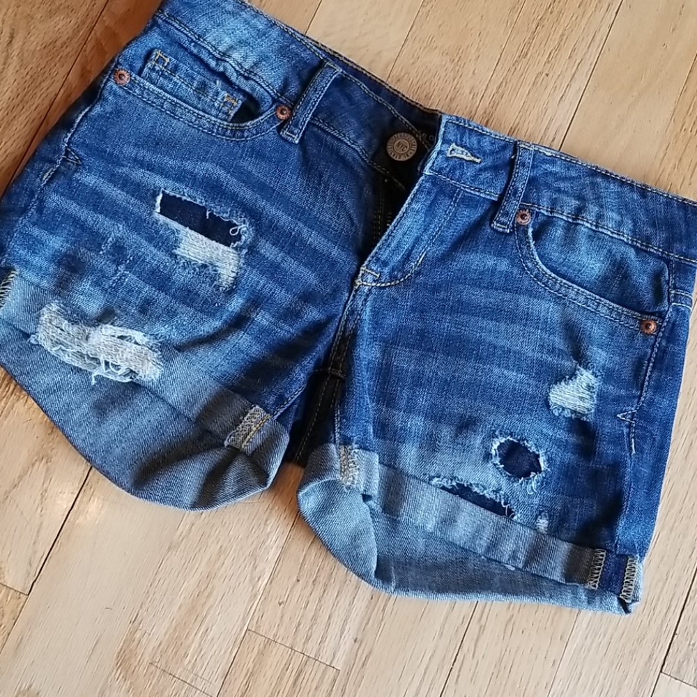 Aeropostale midi denim shorts size 00